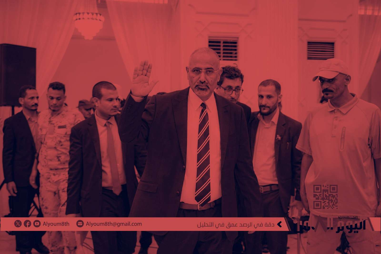 "الزبيدي" يوجه رسالة لرعاة العملية السياسية في اليمن: "الوضع لا يحتمل التجريب والتقسيط وسلق الحلول"